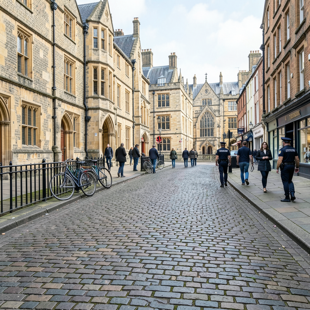 Oxford city-centre crime data: August 2026